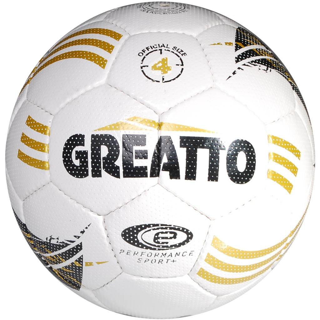 E-Performans PU Parlak Futbol Topu  Beyaz/Siyah/Altın