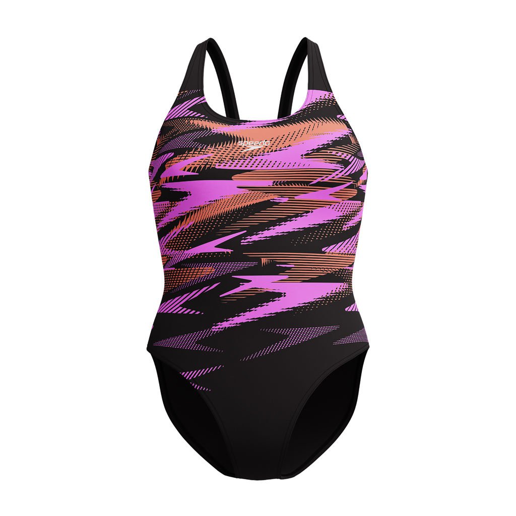 Speedo Hyperboom Placement Muscleback Kadın Yüzücü Mayosu