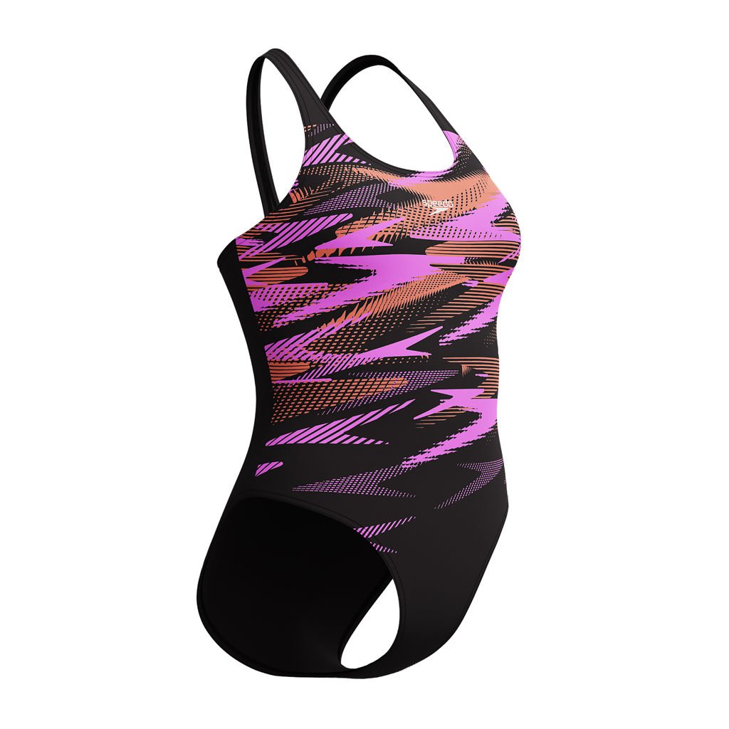 Speedo Hyperboom Placement Muscleback Kadın Yüzücü Mayosu
