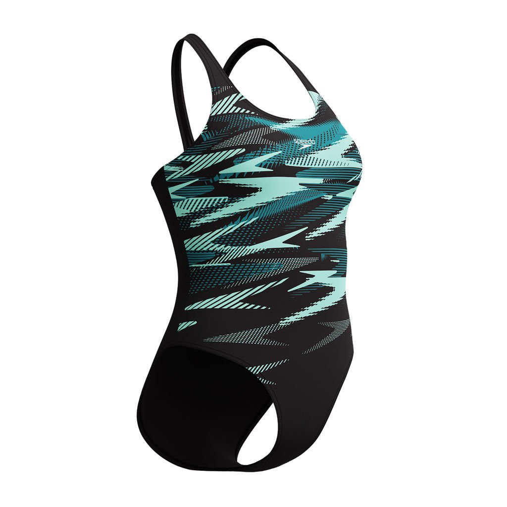 Speedo Hyperboom Placement Muscleback Kadın Yüzücü Mayosu