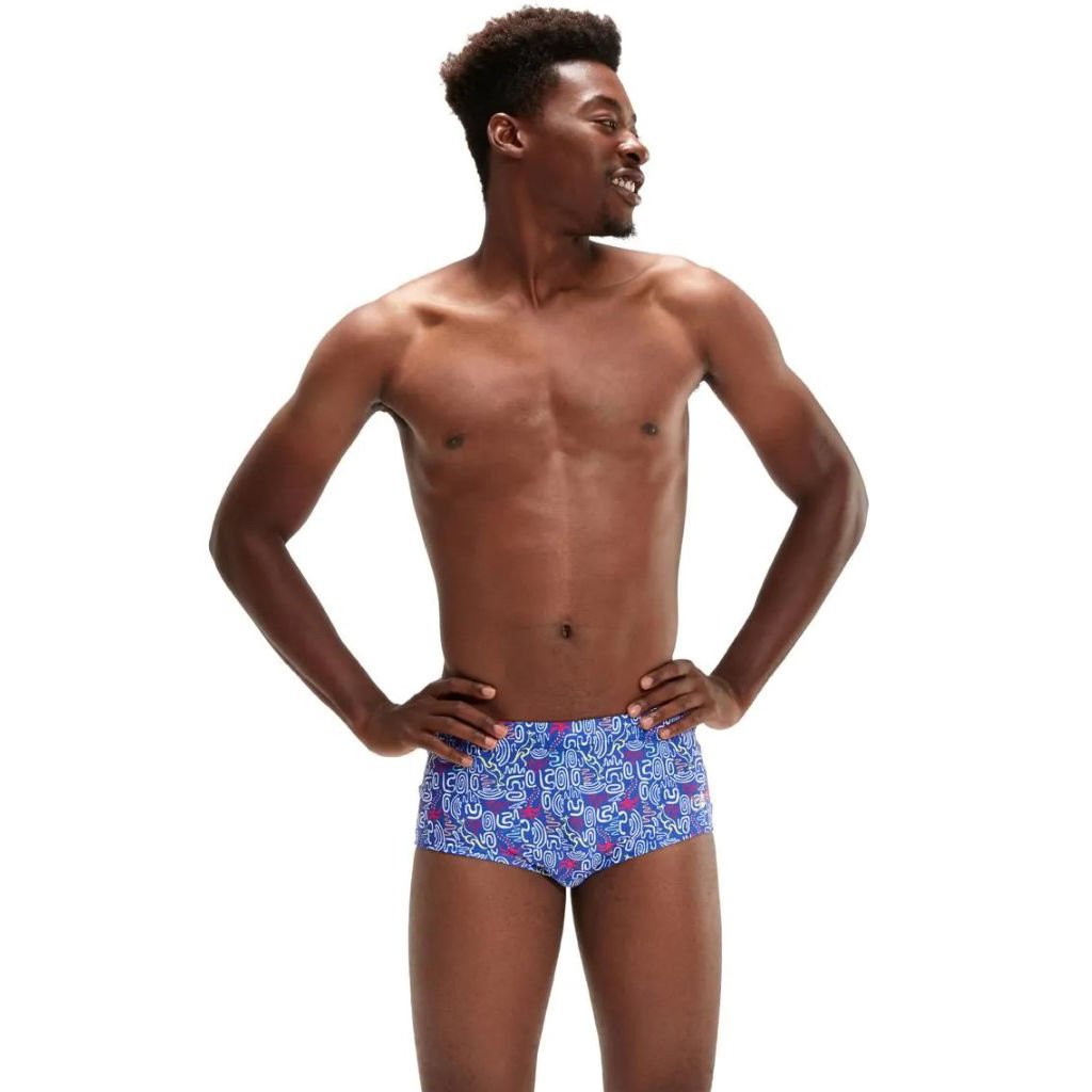 Speedo Club Allover Digital 17 CM Erkek Yüzücü Mayosu