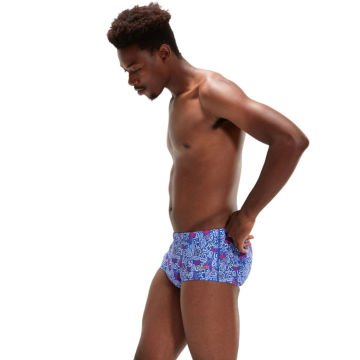 Speedo Club Allover Digital 17 CM Erkek Yüzücü Mayosu