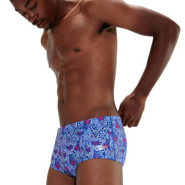 Speedo Club Allover Digital 17 CM Erkek Yüzücü Mayosu