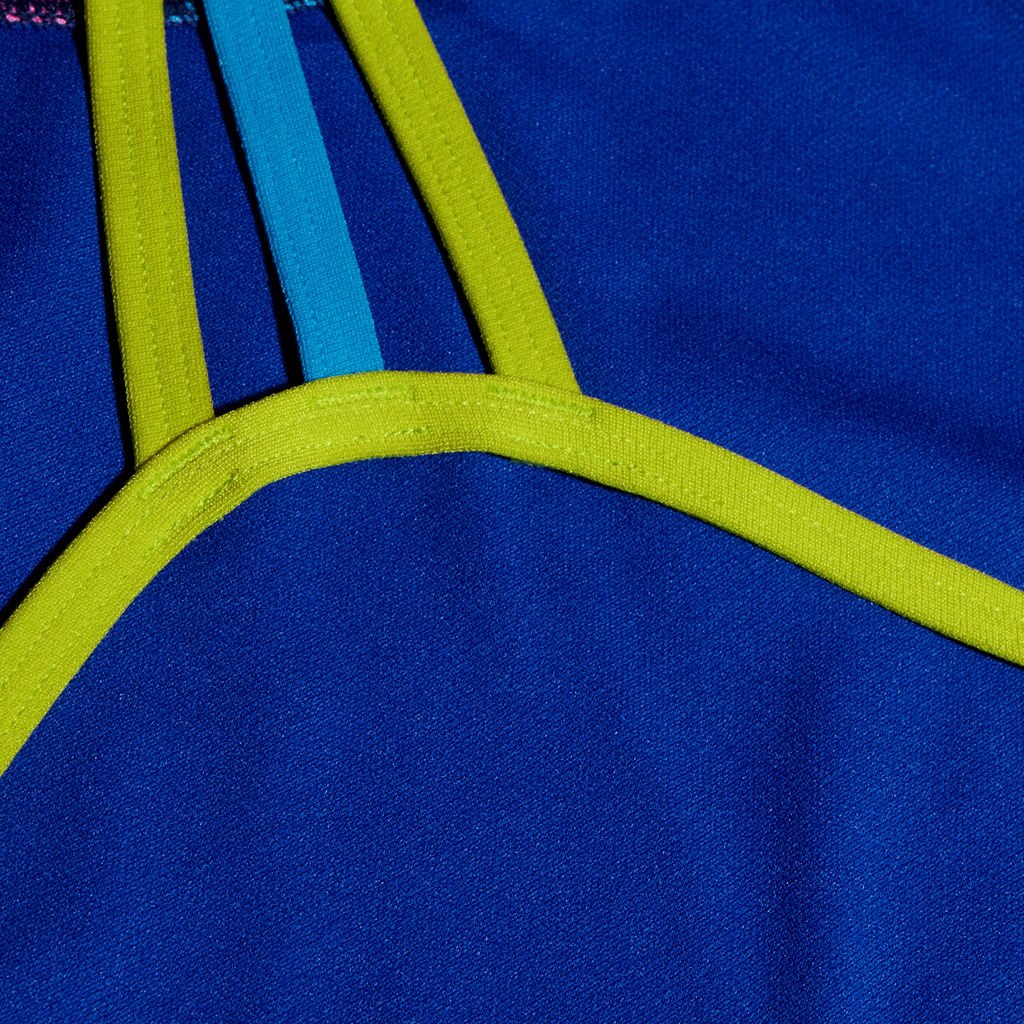 Speedo Placement Lane Line Back Kız Çocuk Yüzücü Mayosu
