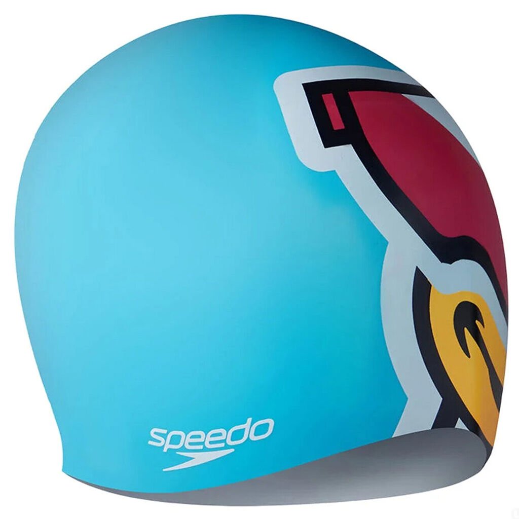 Speedo Printed Character Silikon Çocuk Yüzücü Bonesi