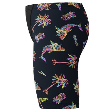 Speedo Allover Leg V Cut Jammer Erkek Çocuk Yüzücü Mayosu