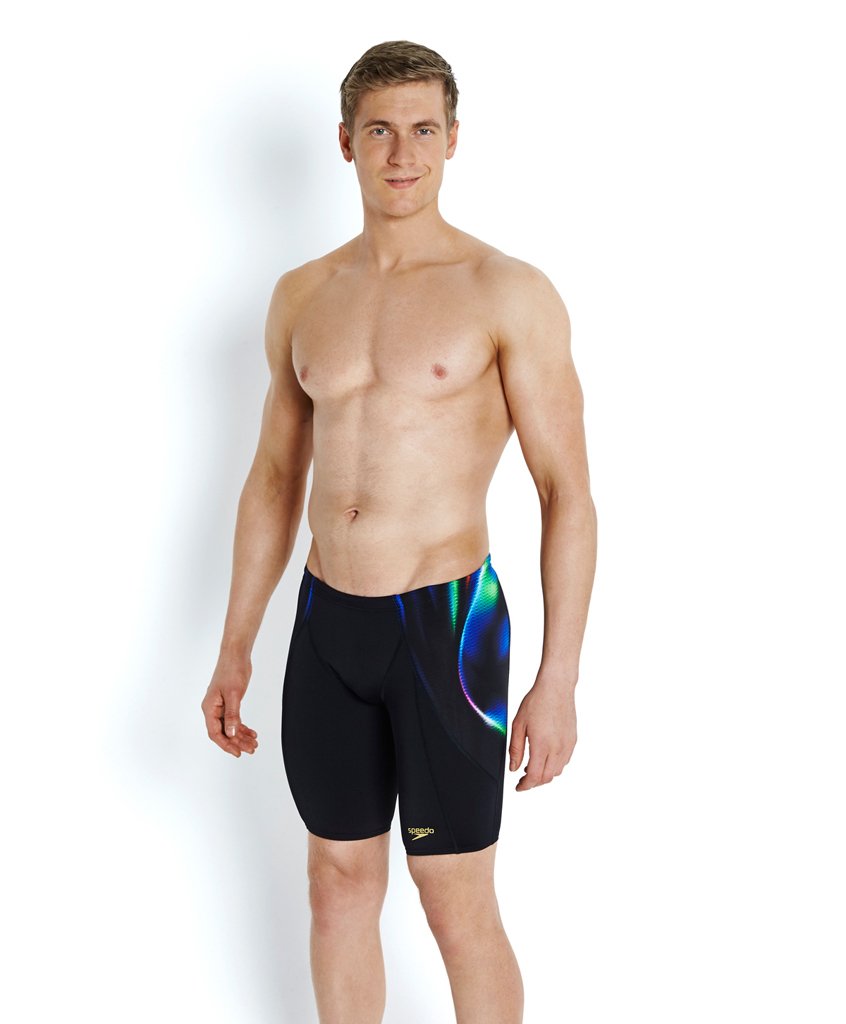 Speedo Endurance Plus Erkek Jammer Yüzücü Mayosu - Siyah/Yeşil