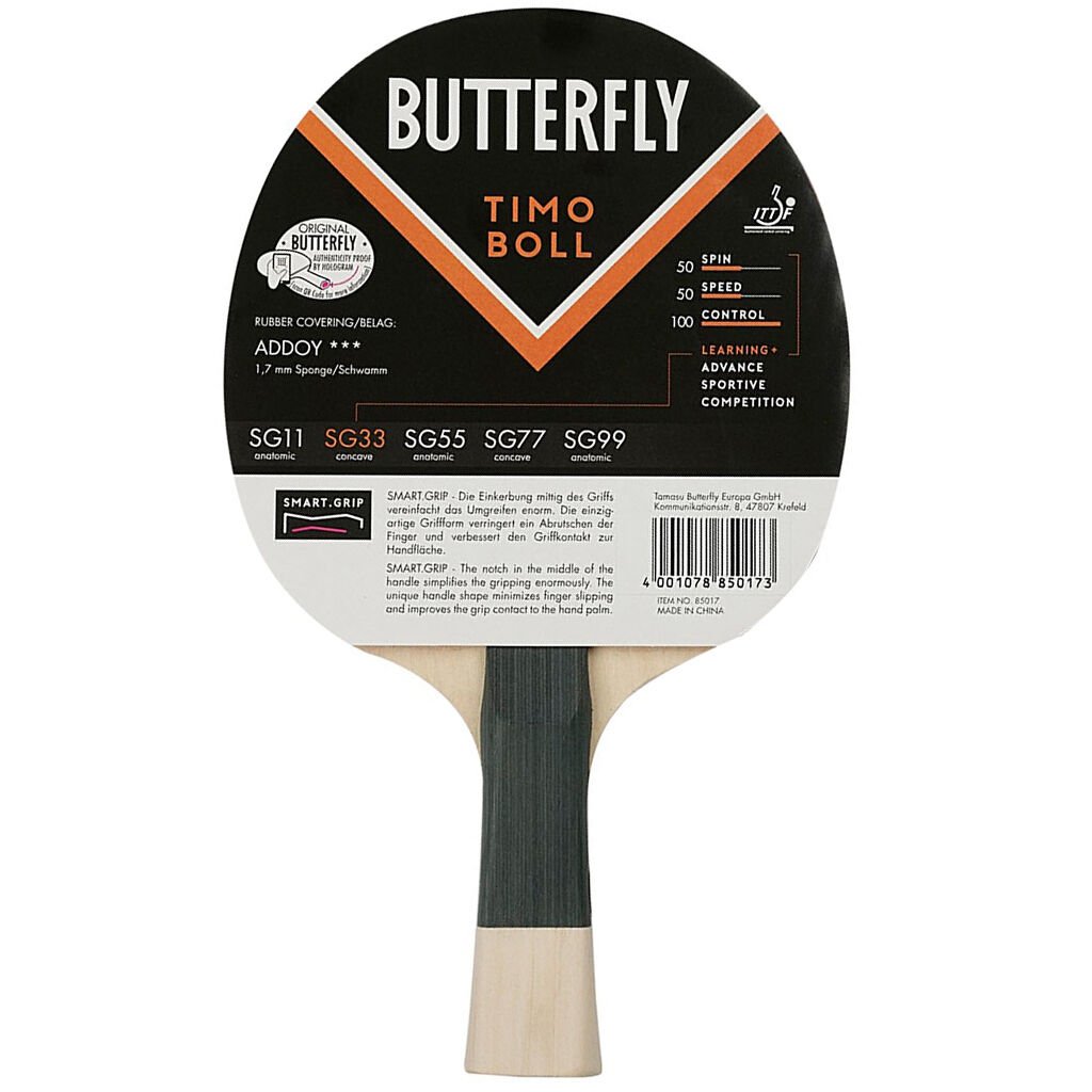 Butterfly Timo Boll SG33 Masa Tenisi Raketi