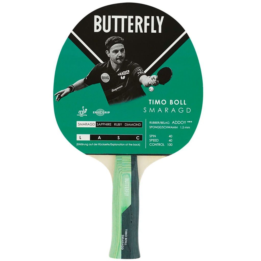 Butterfly  Timo Boll Smaragd Masa Tenisi Raketi