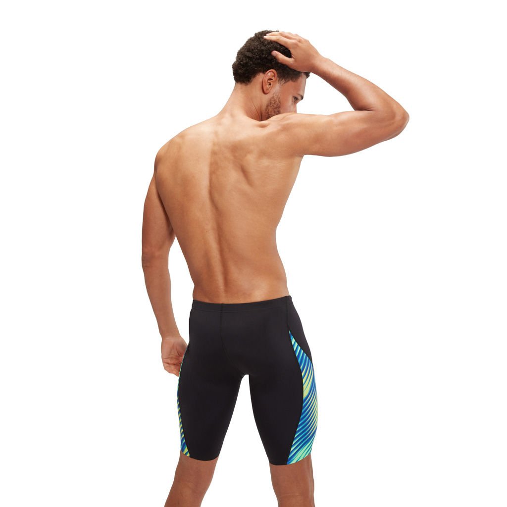 Speedo Allover Digital V-Cut Jammer Erkek Çocuk Yüzücü Mayosu