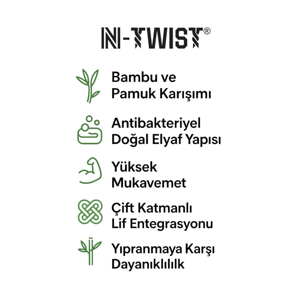 Norfolk Retro N-twist Bambu ve Pamuklu Günlük Spor Çorabı