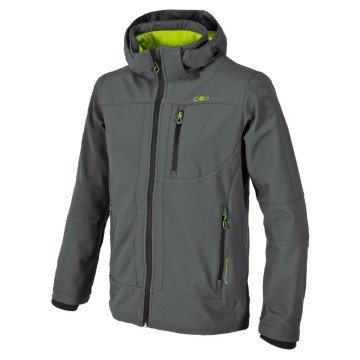 CMP Zip Hood Erkek Softshell Outdoor Mont