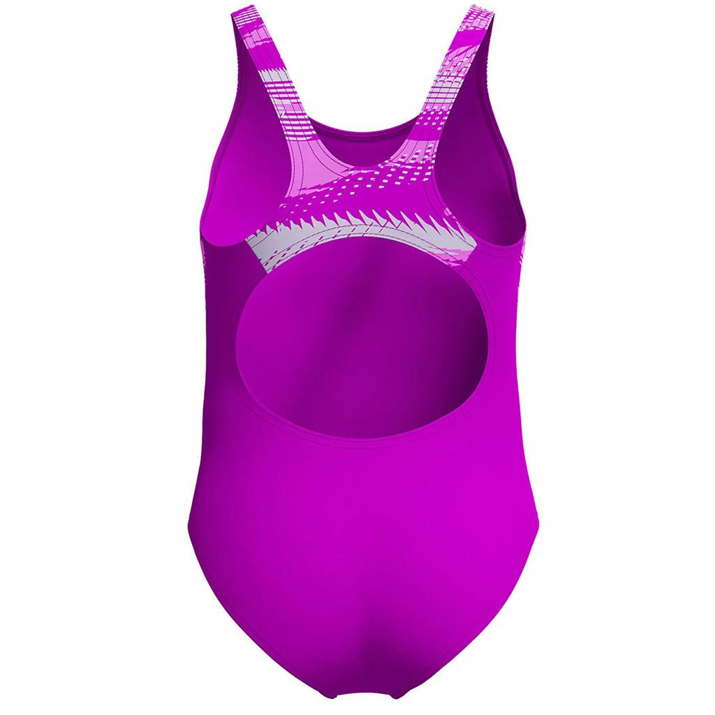 Speedo Hyperboom Splice Muscleback Kız Çocuk Yüzücü Mayosu