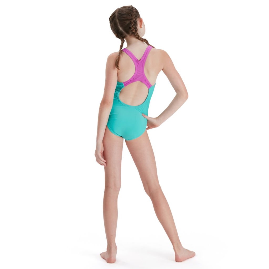 Speedo  Logo Medley Kız Çocuk Yüzücü Mayosu