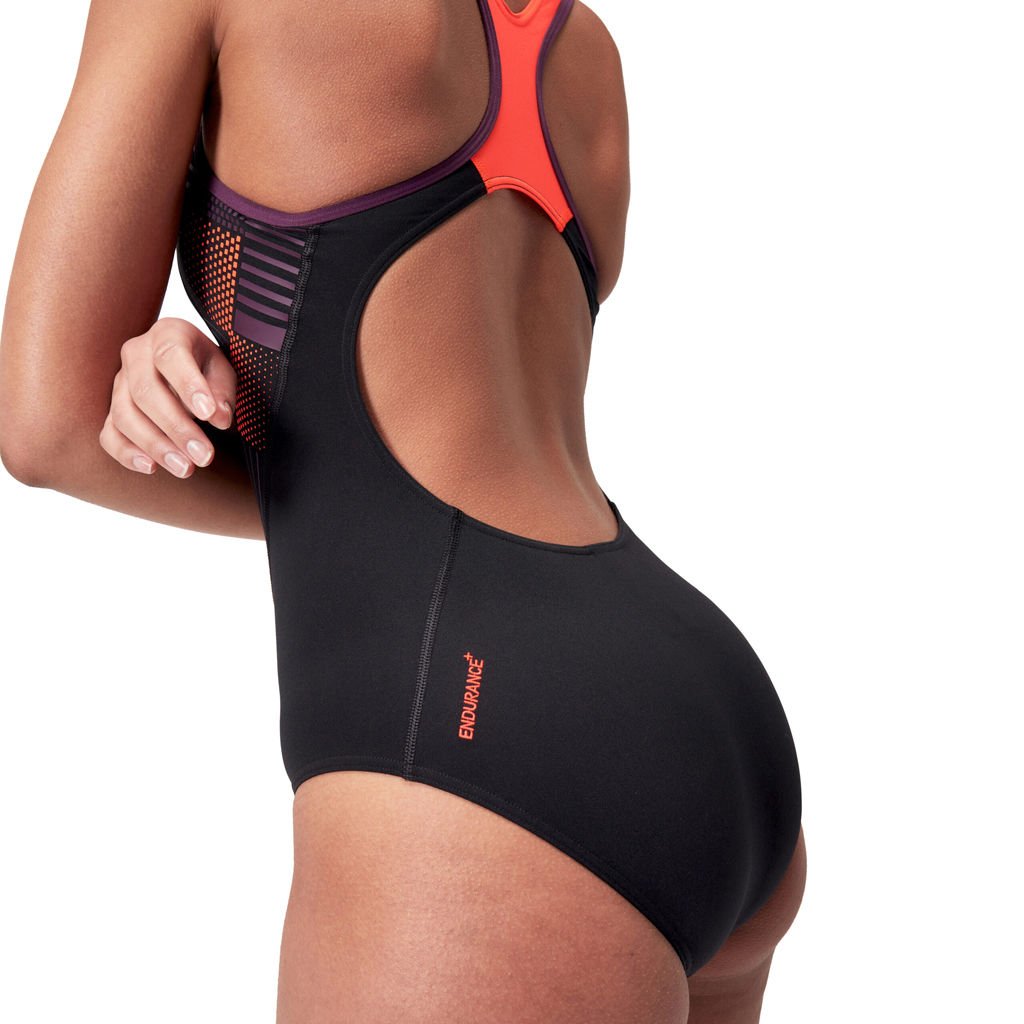 Speedo Placement Laneback Kadın Yüzücü Mayosu