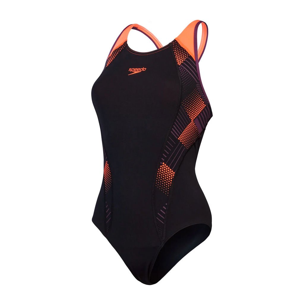 Speedo Placement Laneback Kadın Yüzücü Mayosu