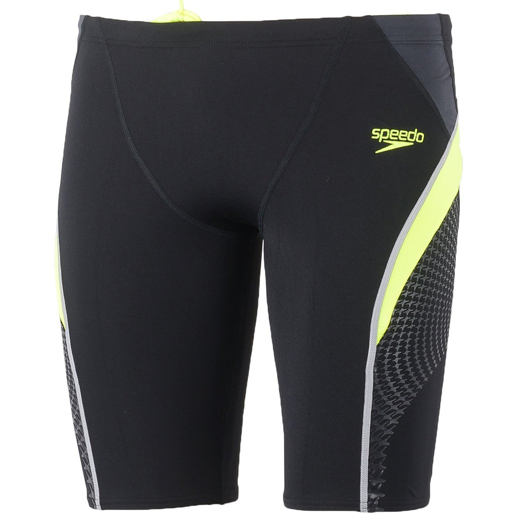 Speedo Fit Erkek Jammer Yüzücü Mayosu - Siyah/Sarı