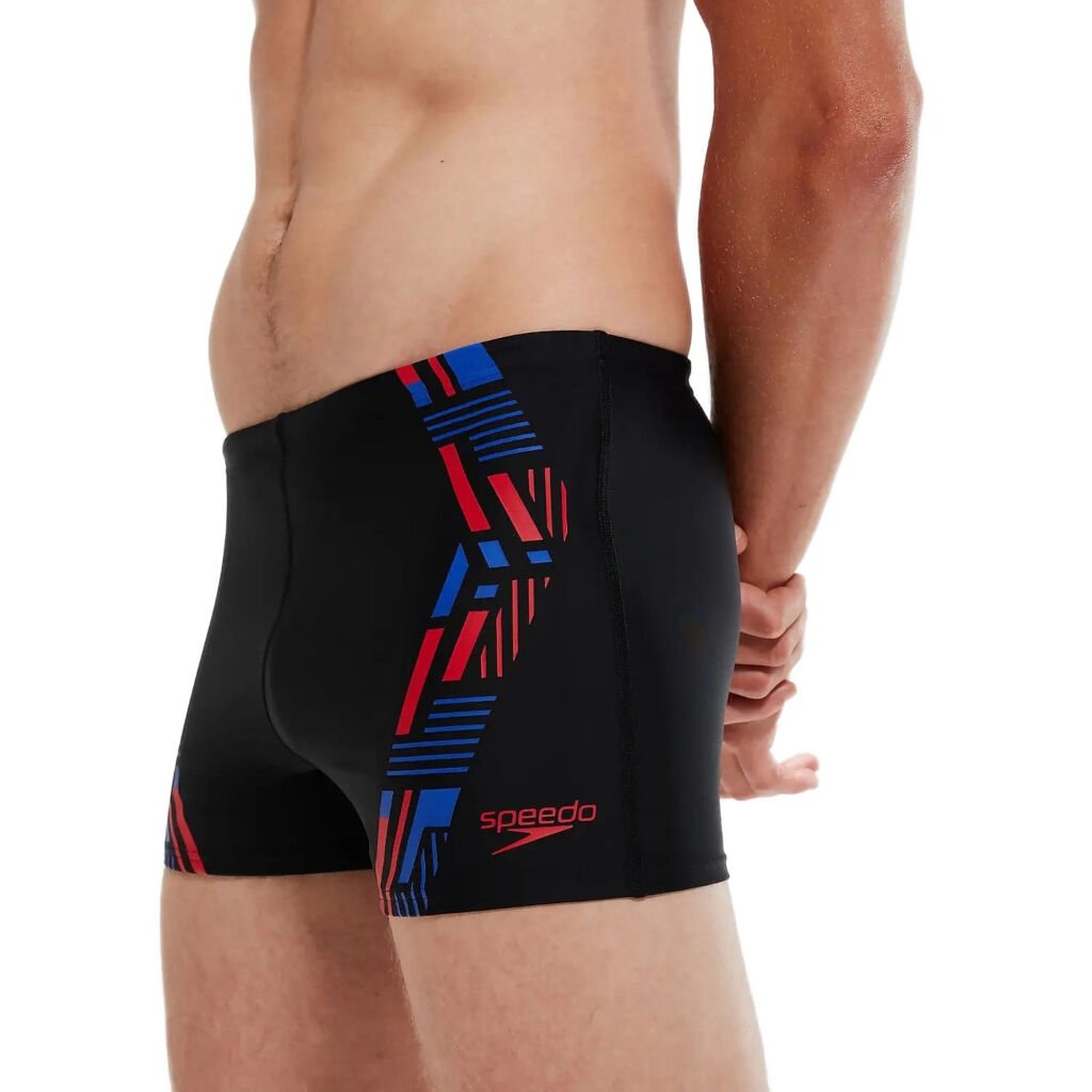 Speedo Tech Print Aquashort Erkek Yüzücü Mayosu