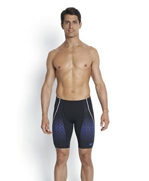 Speedo Speedfit Pinnacle-V Jammer Endurance+ Erkek Mayo - Siyah/Çocuk