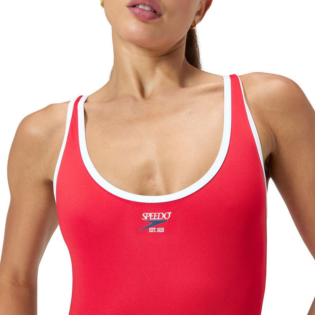 Speedo Solid Scoop Kadın Yüzücü Mayosu