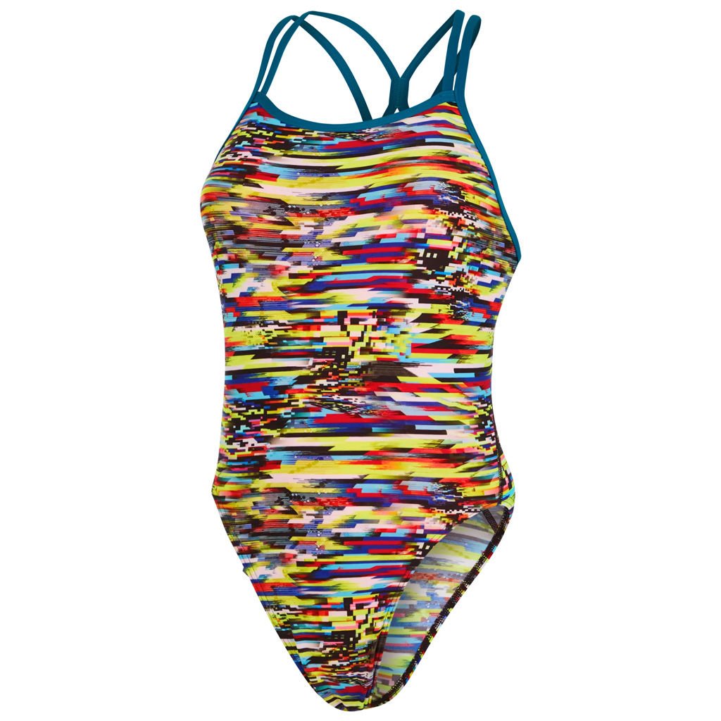 Speedo Allover S-Back Kadın Yüzücü Mayosu