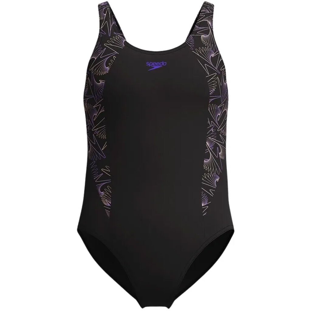 Speedo Hyperboom Splice Muscleback Kız Çocuk Yüzücü Mayosu