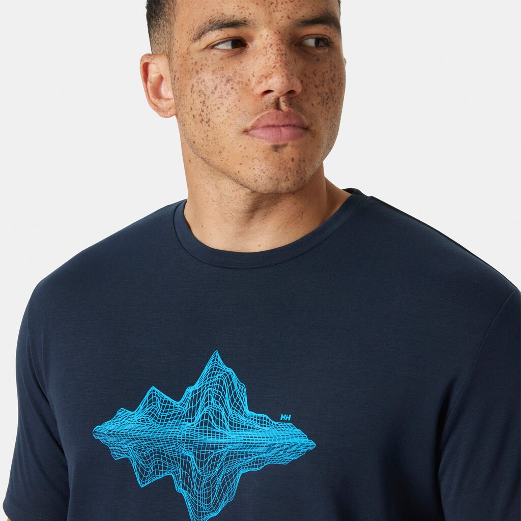 Helly Hansen Skog Recycled Graphic Erkek Tişört
