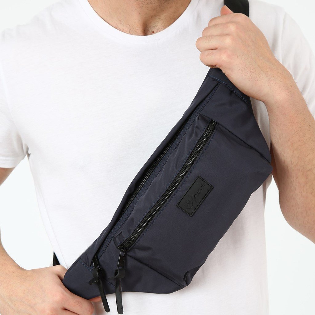 Bagslab Ares Unisex Geniş Hacimli Fermuarlı Bel Çantası