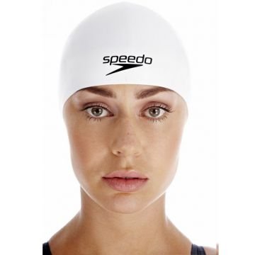 Speedo Yarış Bonesi - Beyaz/Mavi