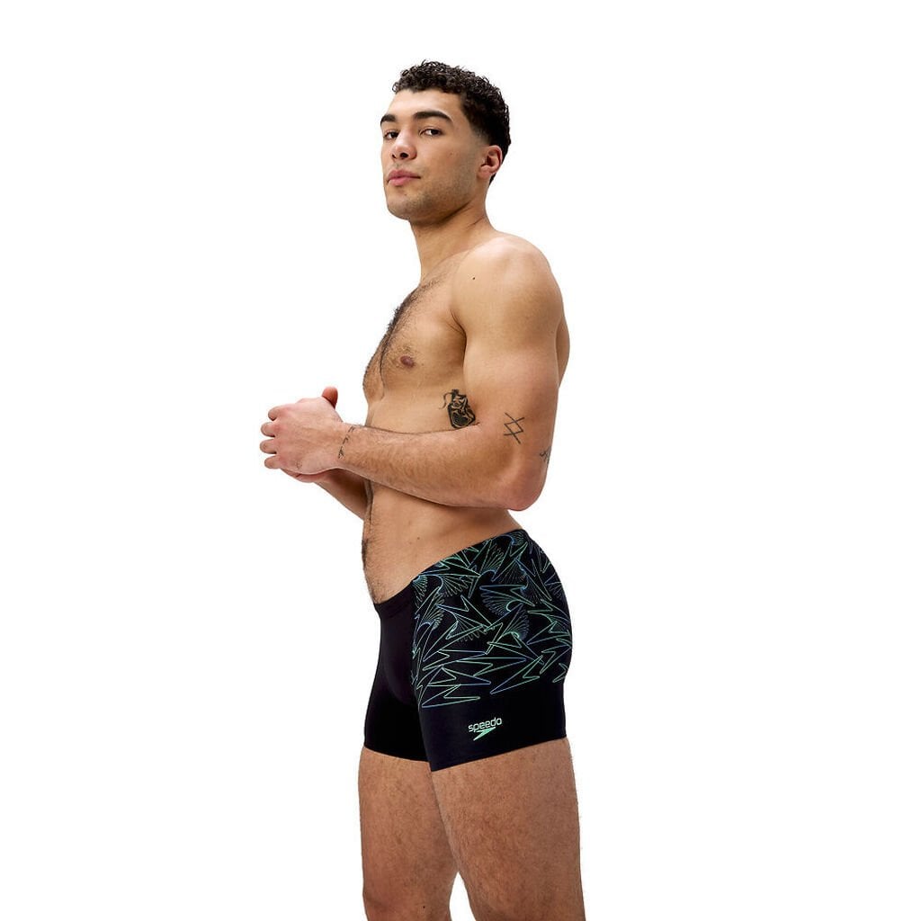 Speedo Hyperboom V Cut Aquashort Erkek Yüzücü Mayosu