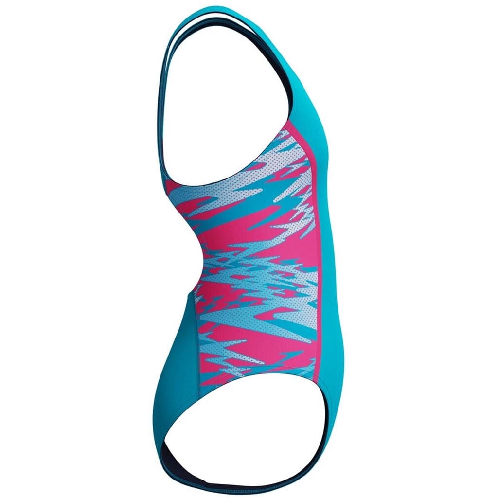 Speedo Hyperboom Splice Muscleback Kız Çocuk Yüzücü Mayosu