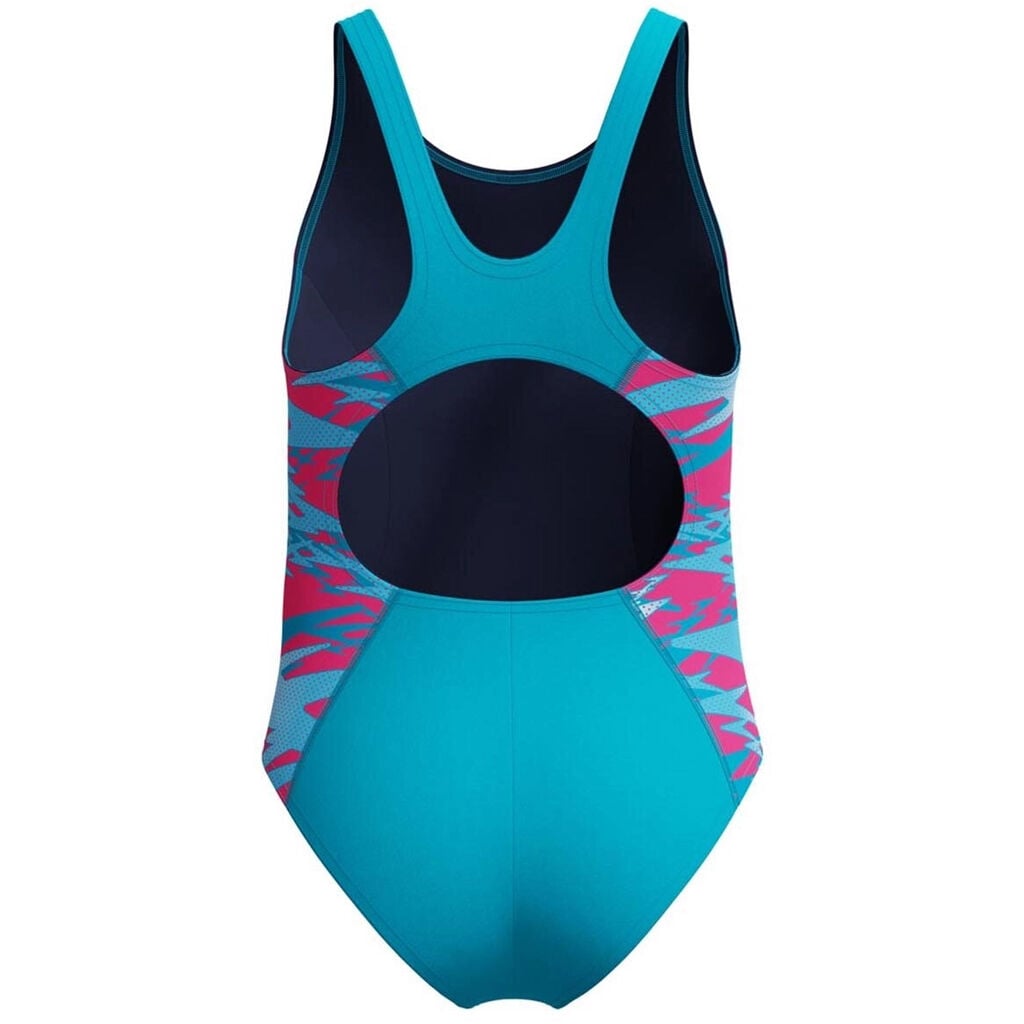 Speedo Hyperboom Splice Muscleback Kız Çocuk Yüzücü Mayosu