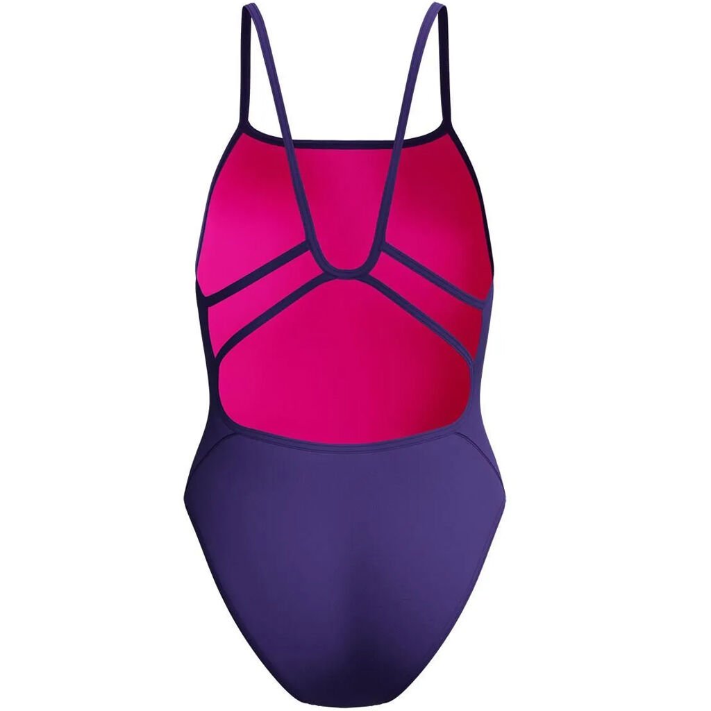 Speedo Solid Web Back Kadın Yüzücü Mayosu