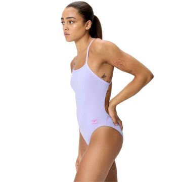 Speedo Solid V-Back 2.0 Kadın Yüzücü Mayosu