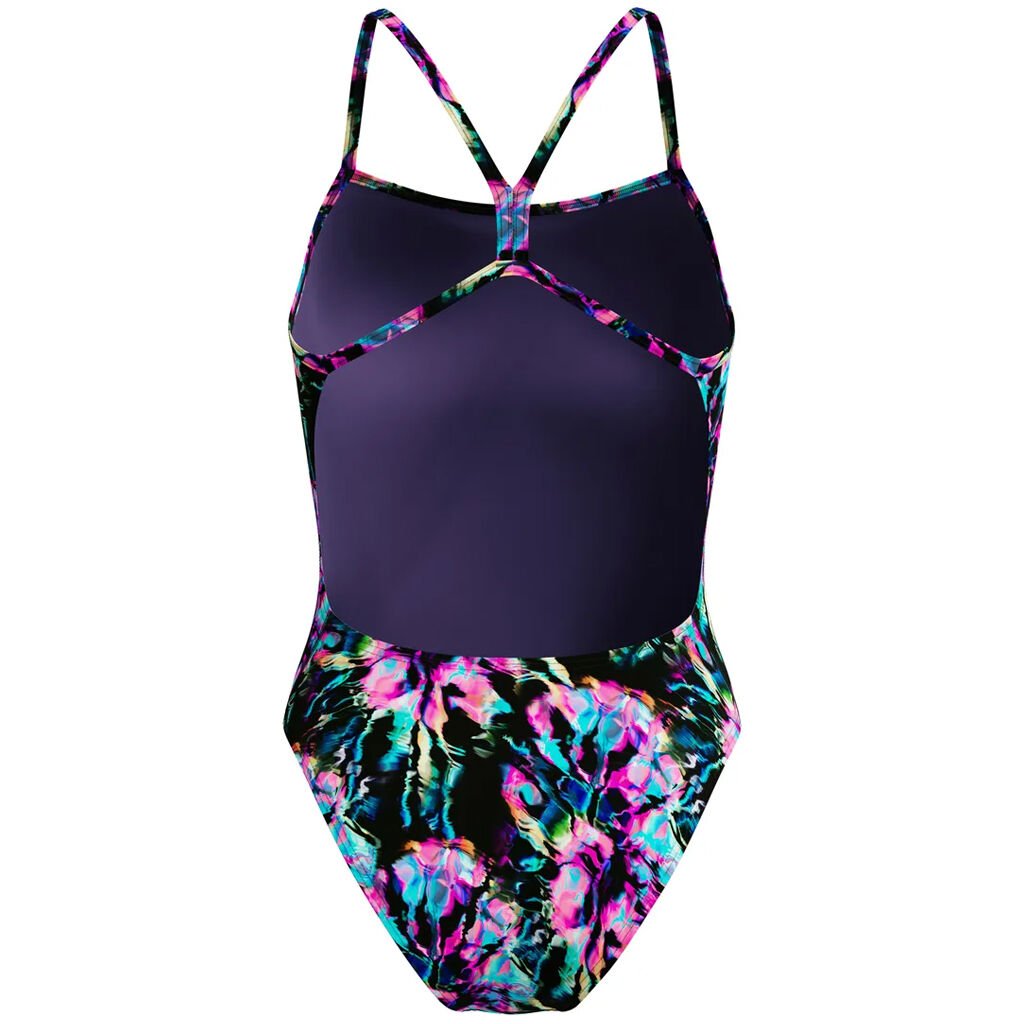 Speedo Printed V-Back 2.0 Kadın Yüzücü Mayosu
