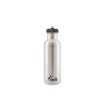 Laken Basic 0,75 Litre Flow Kapak Paslanmaz Çelik Matara S