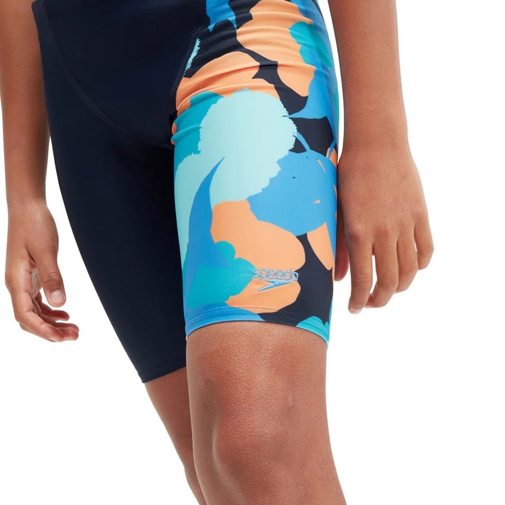 Speedo Allover V Cut Jammer Erkek Çocuk Yüzücü Mayosu