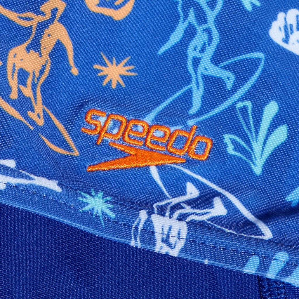 Speedo Allover V Cut Jammer Erkek Çocuk Yüzücü Mayosu