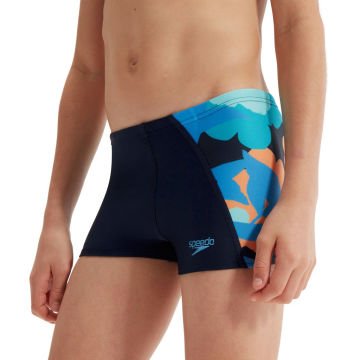 Speedo Allover Leg Aquashort Erkek Çocuk Yüzücü Mayosu