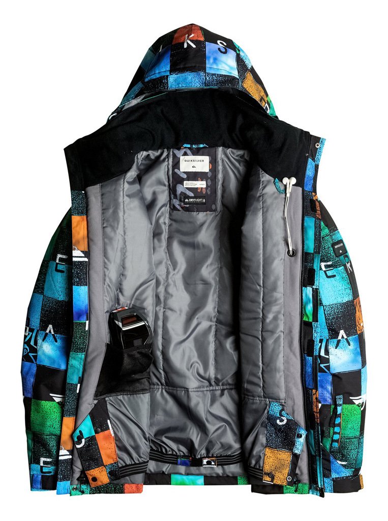 Quiksilver Mission Print Erkek Kayak Montu