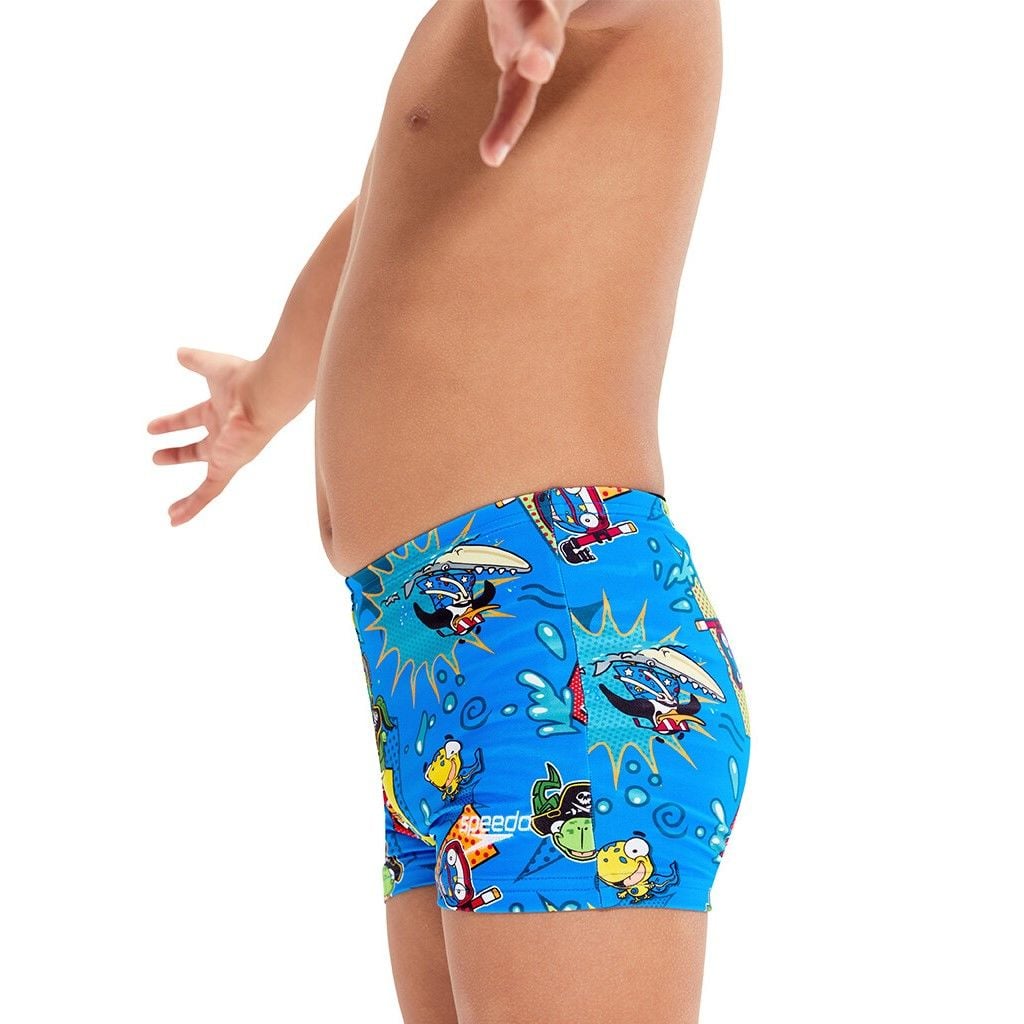 Speedo LTS Allover Aquashort IM Erkek Çocuk Yüzücü Mayosu