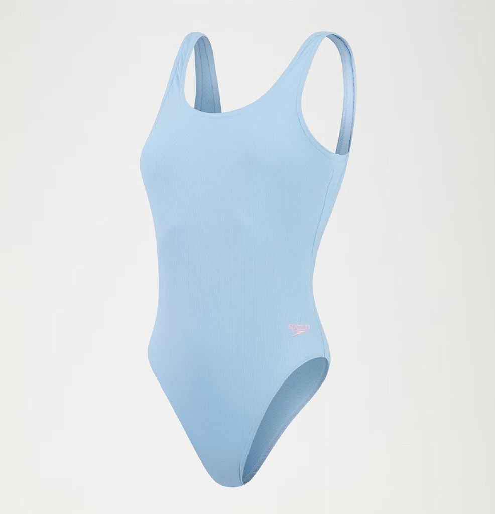 Speedo Textured Belted Deep U-Back Kadın Yüzücü Mayosu
