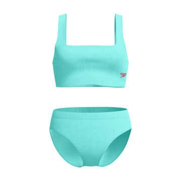 Speedo Textured Belted Deep U-Back Kadın Bikini Yüzücü Mayo