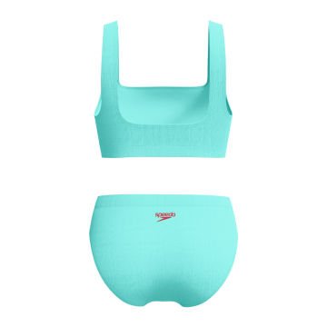 Speedo Textured Belted Deep U-Back Kadın Bikini Yüzücü Mayo