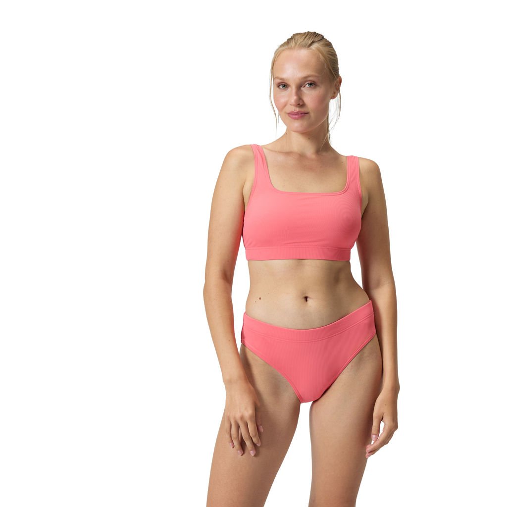 Speedo Textured Belted Deep U-Back Kadın Bikini Yüzücü Mayo