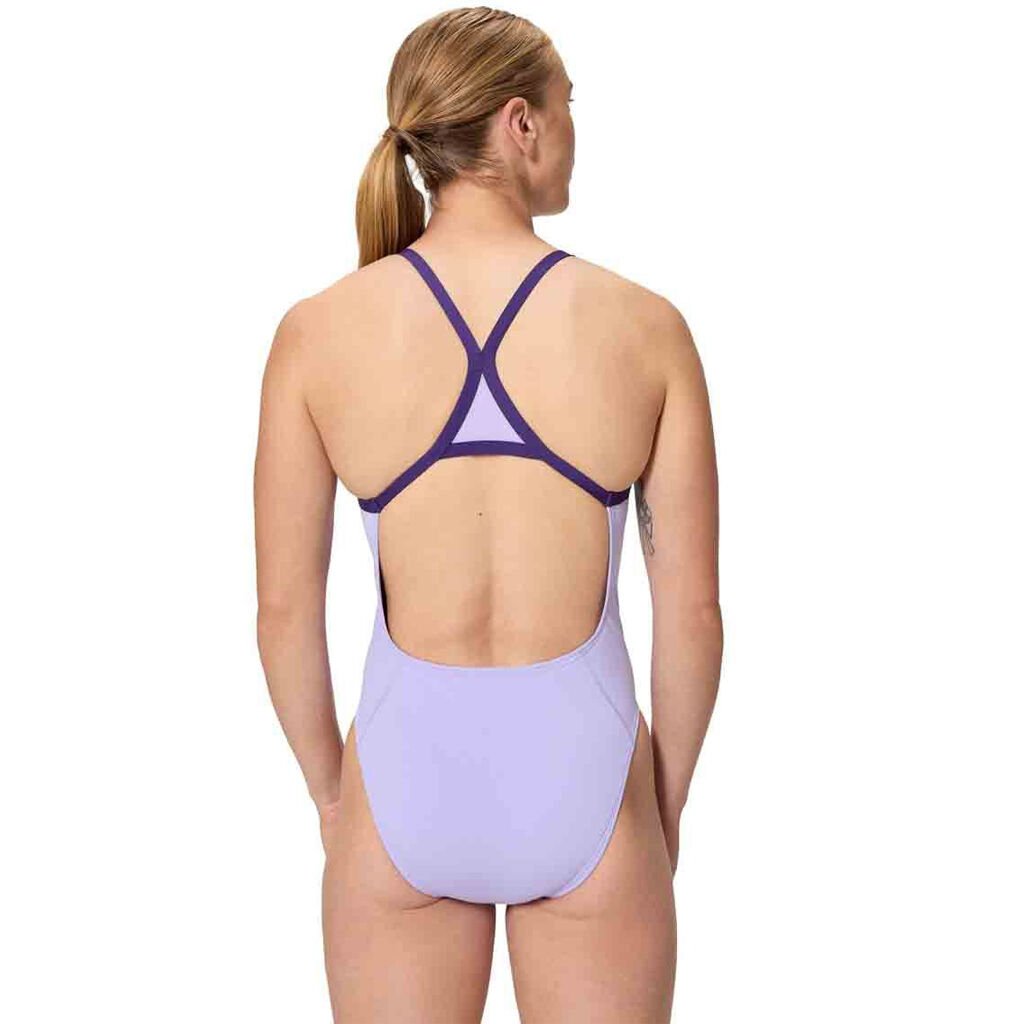 Speedo Solid Turnback AF Kadın Yüzücü Mayosu