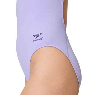 Speedo Solid Turnback AF Kadın Yüzücü Mayosu