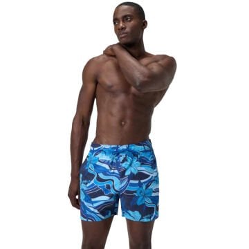 Speedo Print Redondo Edge Volley Erkek Şort Mayo