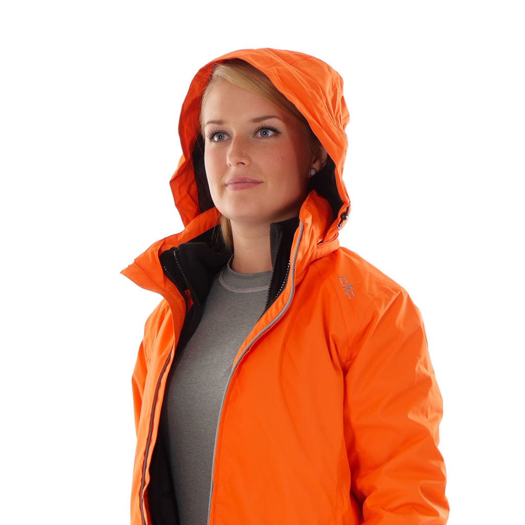 CMP Zip Hood Detachble Bayan Outdoor Mont