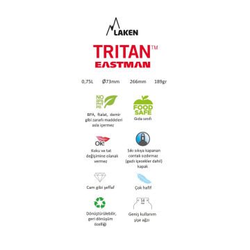 Laken Tritan Summit 0,75 Litre Matara Suluk